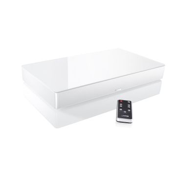 Canton DM 55 White Lacquer, White Glass