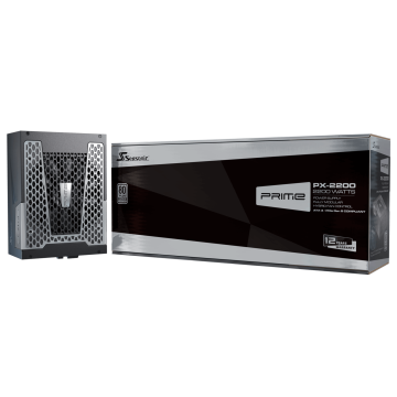 Seasonic Prime PX-2200 Power Supply, 80 PLUS Platinum, Fully Modular, ATX 3.1, PCIe 5.1 - 2,200 Watts (PRIME-PX-2200-ATX30)