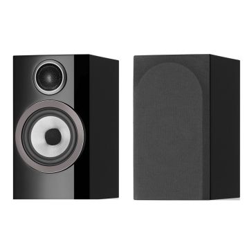 Bowers & Wilkins Bookshelf Speaker 707 S3, Gloss Black, 2Pcs