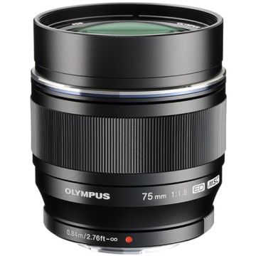 Olympus M.Zuiko Digital 75mm f/1.8 Black