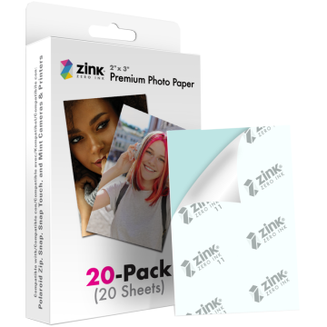 Polaroid Zink Media 2x3" 20 pack (ZINKPZ2X320)
