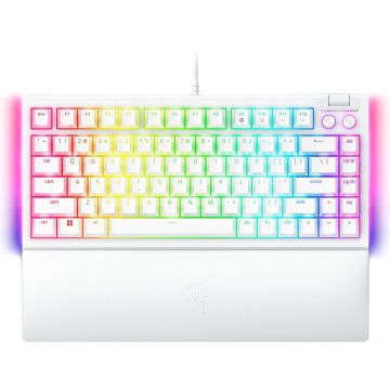 Razer BlackWidow V4 75%, Orange Switch, White, US (RZ03-05001700-R3M1)