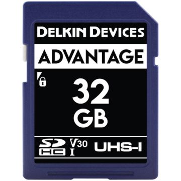 Delkin Advantage SDHC 32GB Class 10 U3 V30 90/90 MB/s (DDSDW63332GB)