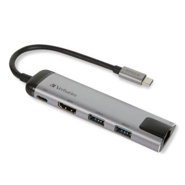 Verbatim USB‑C Multiport HUB Gen. 1 USB 3.1 USB 3.0 HDMI RJ45