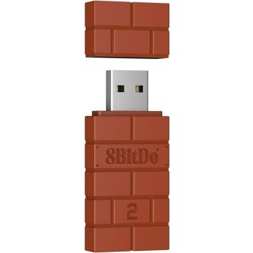 8Bitdo Wireless USB Adapter 2 Brown
