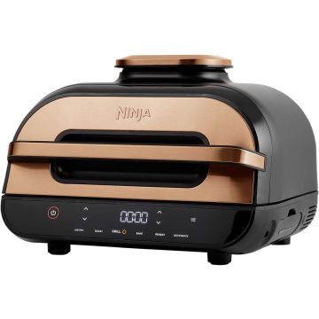 Ninja Foodi MAX Grill & Airfryer, 3.8L Hot Air Fryer 6-in-1 Copper/Black (AG551EUCP)