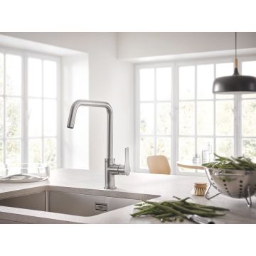 Grohe Eurosmart New Virtuves Maisītājs Super steel (30567DC0)
