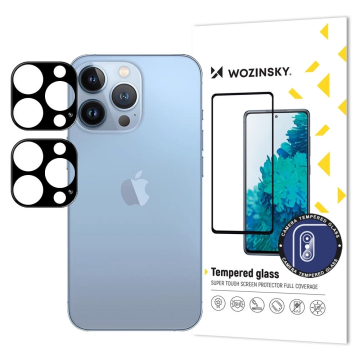 Wozinsky Full Camera Glass for iPhone 17 Pro Black Set of 2