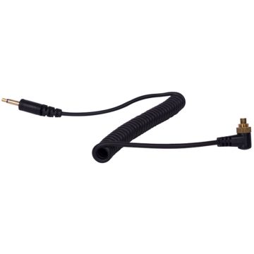 Rotolight 3.5mm to Male Flash PC Coiled Sync Cable (RL-35PC-CBL)