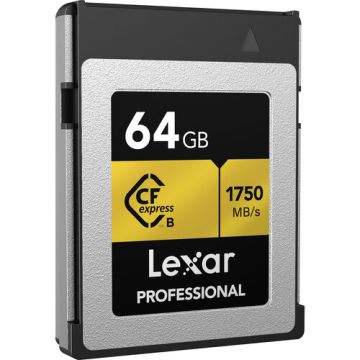 Lexar Professional CFexpress Type B Card 64GB 1750MB/s read 1000MB/s write (LCFX10-64GCRB)