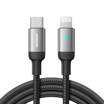 Joyroom S-CL020A10 USB Lightning Type C 20W 1.2m cable Black