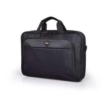 PORT DESIGNS Hanoi II Clamshell Briefcase 13/14 Black Shoulder strap