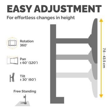 Fellowes Professional Dual Monitor Arm (8043701)
