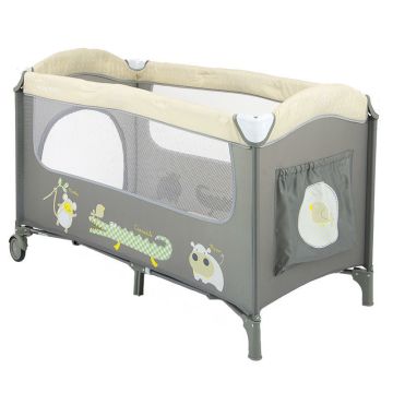 Milly Mally Travel Bed Mirage Beige (5901761122480) Ceļojumu Gultiņa