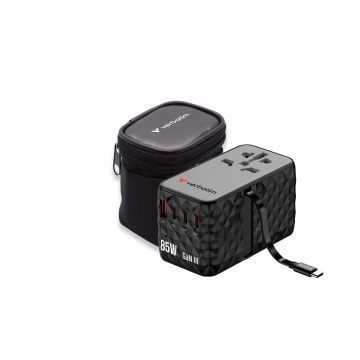 Verbatim Charge n Travel GaN III Universal Travel Adapter 85 W