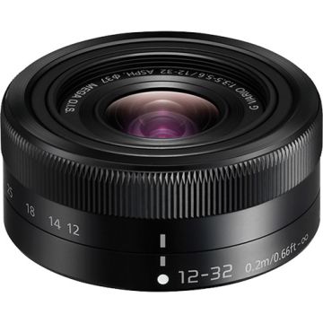 Panasonic Lumix G Vario 12-32mm f/3.5-5.6 ASPH MEGA O.I.S. Black (H-FS12032E-K)
