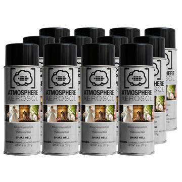 Atmosphere Aerosol Haze Spray for Photographers and Filmmakers (12 pack)