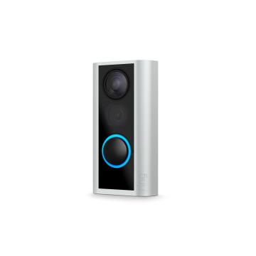 Ring Door View Cam Video doorbell that replaces your peephole with a 1080p HD video with intercom function For door thickness 34mm to 55mm