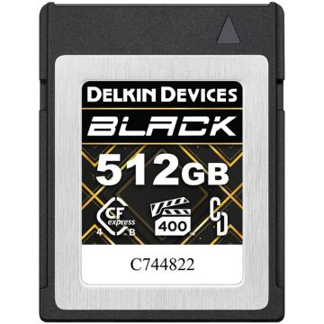 Delkin CFexpress 4.0 BLACK Type B R3600/W3200 (VPG400) 512GB (DCB4BV4512)