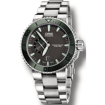 Oris Aquis Small Second Men's Watch 74376734157MB