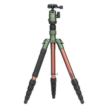 Fotopro X-GO Gecko Tripod with Ball Head FPH-42Q Green-Brown