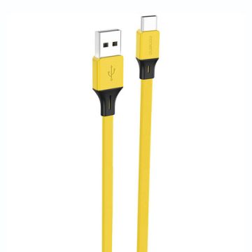 Foneng X96 USB-A to USB-C cable 2.4A 1m Yellow