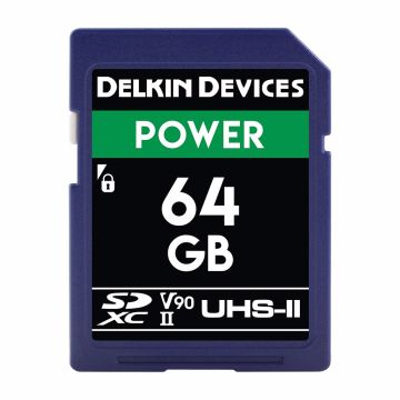 Delkin Power SDXC 64GB Class 10 U3 V90 300/250 MB/s (DDSDG200064G)