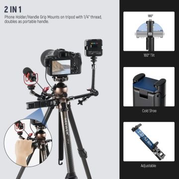 Neewer TP30 Carbon Fiber Travel Tripod