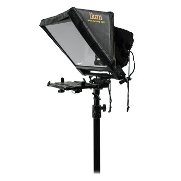 Ikan Tablet Teleprompter for Light Stands Travel Kit (PT-ELITE-LS-TK)