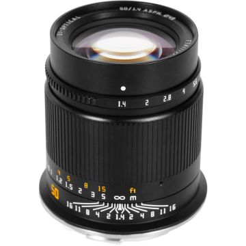 TTArtisan 50mm F/1.4 Canon R Black