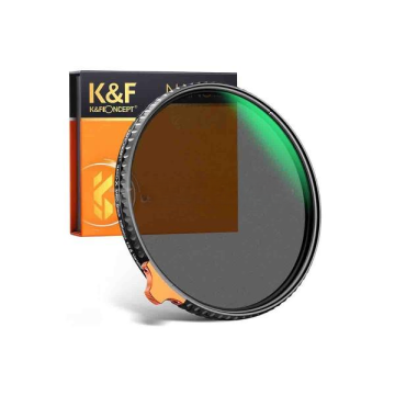 ‎K&F Concept 67mm Black Mist 1/4 + ND8-128 Variable ND Filter