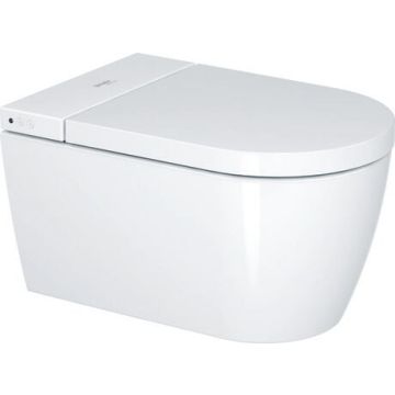 Duravit Starck f Lite Compact Rimless SensoWash Piekaramais WC Pods ar SC Vāku Balts (650000012004320)