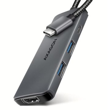 Axagon USB C 5 in 1 8K 0.15 m Hub (HMC-5H8K)
