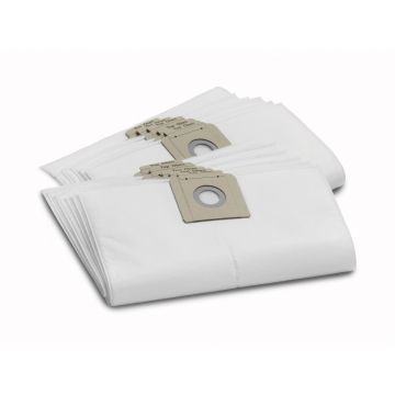 Karcher Fleece filter bags, 10 x , T 10, T 12, Trek Vac 2, Trek Vac 3 (6.904-315.0)