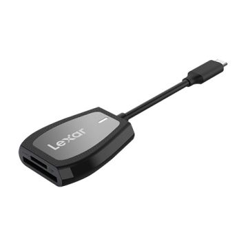 Lexar Professional USB-C Dual-Slot Reader (LRW470U-RNHNG)