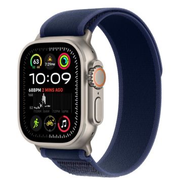 Apple Watch Ultra 2 GPS + Cellular 49mm Natural Titanium Blue Trail Loop M/L MX4L3