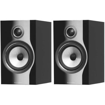 Bowers & Wilkins Bookshelf Speaker 706 S2, Gloss Black, 2Pcs