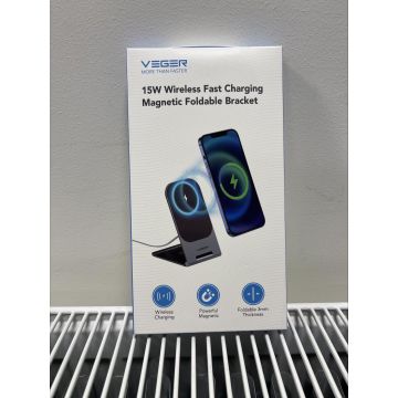 VEGER Y56 15W Wireless Fast Charging Magnetic Foldable Bracket