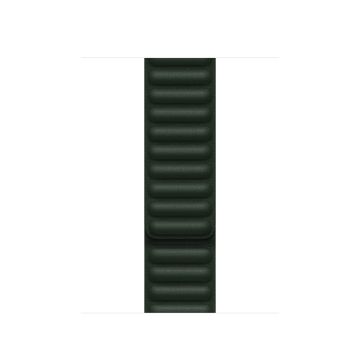Apple 41mm Sequoia Green Leather Link - S/M ML7P3ZM/A