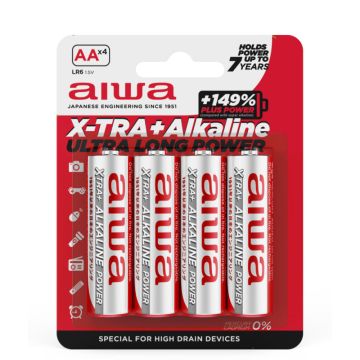 AIWA batteries Blister 4x AA AB-AALR6