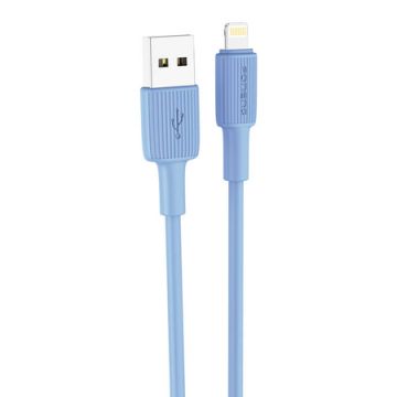 Foneng X100 USB-A to Lightning cable 2.4A 1.2m Blue