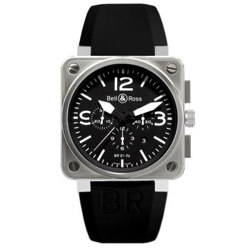 Bell & Ross Aviation BR01-94 Steel Men's Watch BR01-94-STEEL
