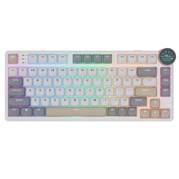 ROYAL KLUDGE N80 Pearly Dawn, Red Switch, US (N80-PD-RS)