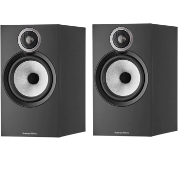 Bowers & Wilkins Bookshelf Speaker 606 S3, Black, 2Pcs