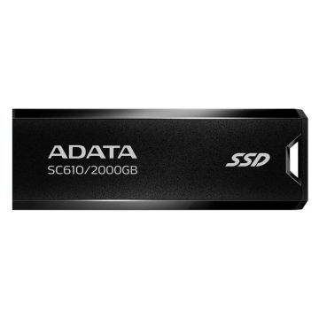 ADATA SC610 2TB USB 3.2 External SSD Black Red (SC610-2000G-CBK/RD)