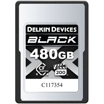 Delkin CFexpress 4.0 BLACK Type A VGP200, R1830/W1710 480GB (DCA4BV2480)