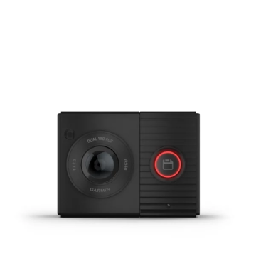 Garmin Dash Cam Tandem Dual-lens Dash Cam with Two 180-degree Lenses (010-02259-01)