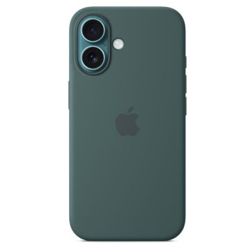 Apple iPhone 16 Silicone Case with MagSafe Lake Green MYY83