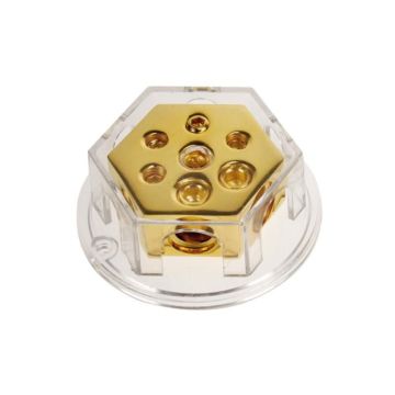 Power Distribution Block (GOLD) 2X50 MM IN / 4X20 MM (1PC) Strāvas sadales bloks