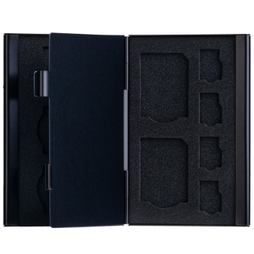 Genesis Gear Card Storage Box 5SD+4TF Black